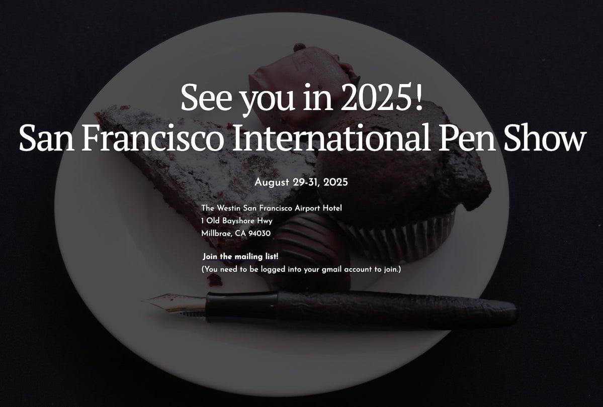 San Francisco Pen Show 2025 出展のお知らせ