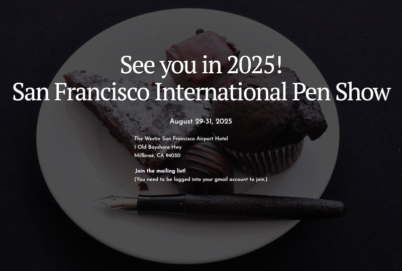San Francisco Pen Show 2025 出展のお知らせ