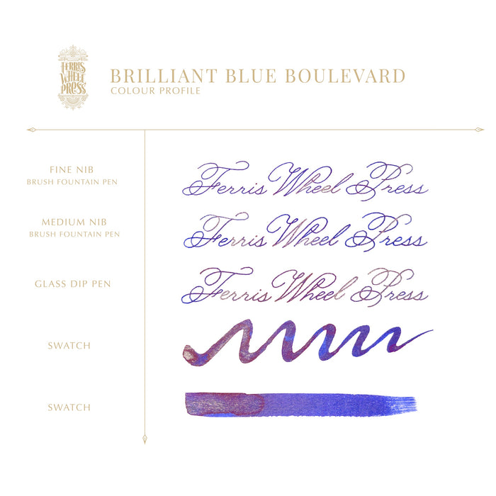 Festival of Lights Collection Brilliant Blue Boulevard The Ink Pot - 八文字屋OnlineStore