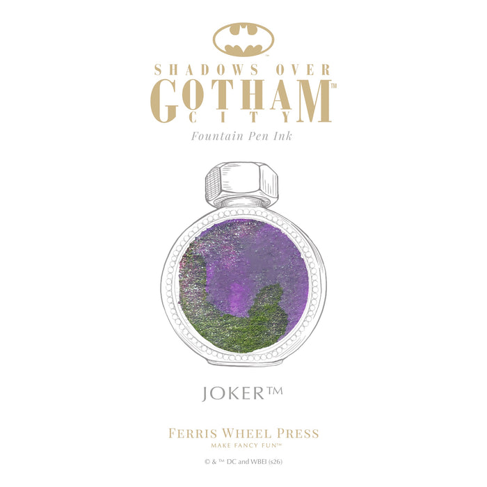 The Marquise Fountain Pen & Ink Set The Shadows Over Gotham City Collection Joker