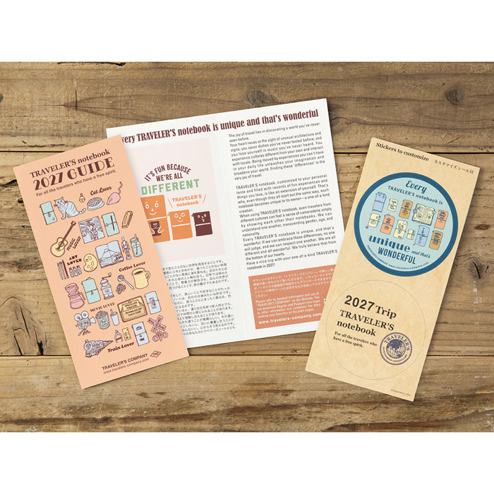 TRAVELER’S notebook 2027 Monthly (Regular Size)