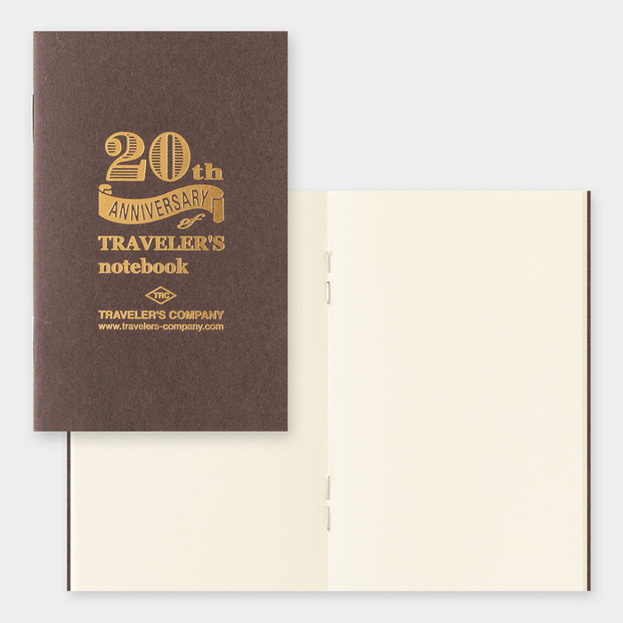 トラベラーズノート カードサイズ 20周年セット 茶