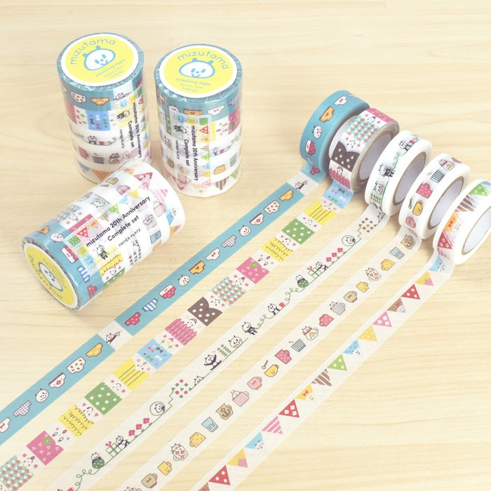 mizutama マスキングテープ 20th Anniversary Complete Set 20周年記念