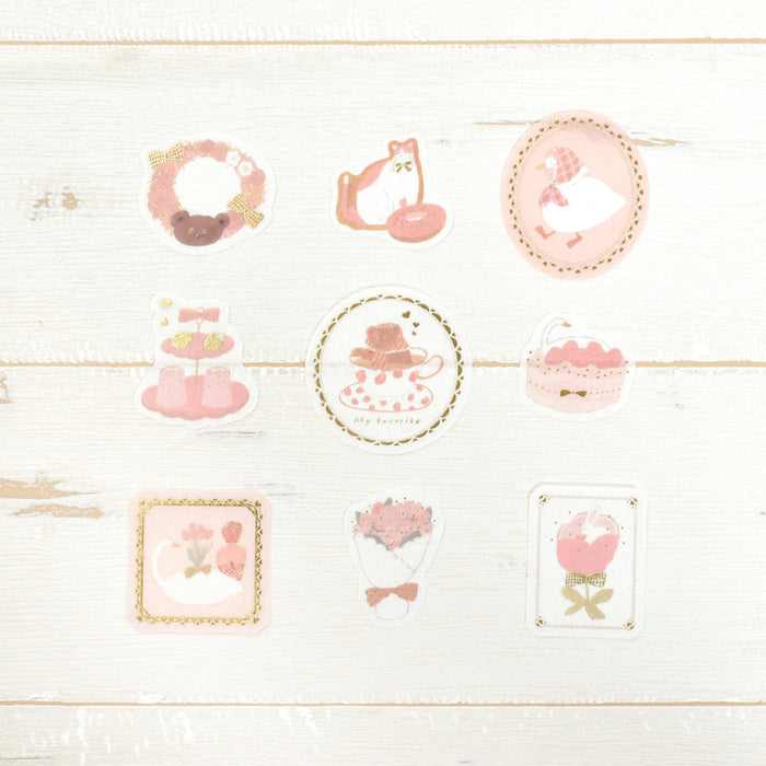 トビマツショウイチロウ フレークシール pink favorite