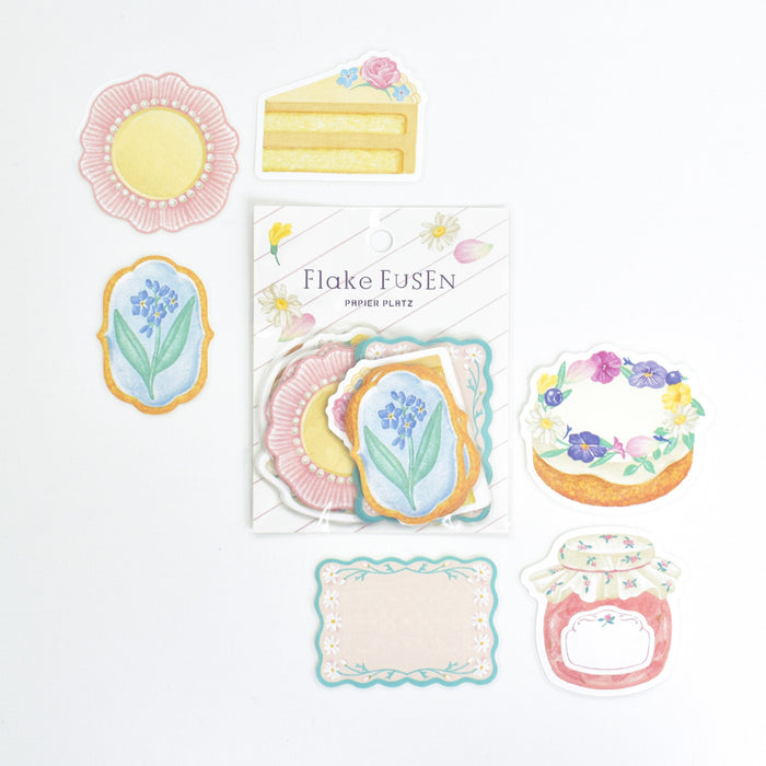 ア・ラ・カル堂 フレーク付箋 Fleur et Sweets - Le Jardin