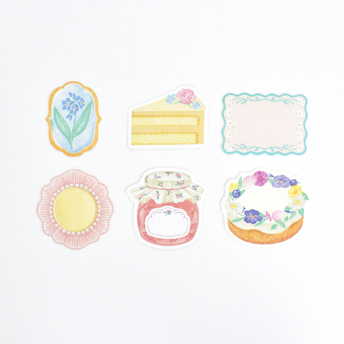 ア・ラ・カル堂 フレーク付箋 Fleur et Sweets - Le Jardin