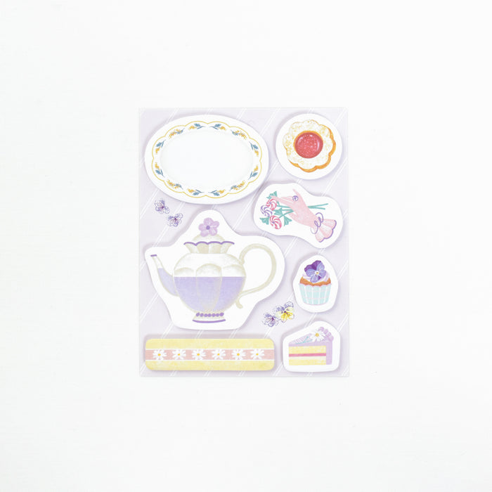 ア・ラ・カル堂 ミニ付箋 Fleur et Sweets - Le Jardin