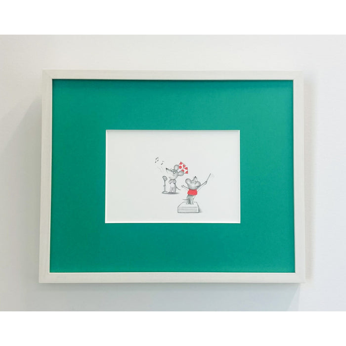 【額装画】ねずみくんのチョッキ うたうねみちゃん - 八文字屋OnlineStore