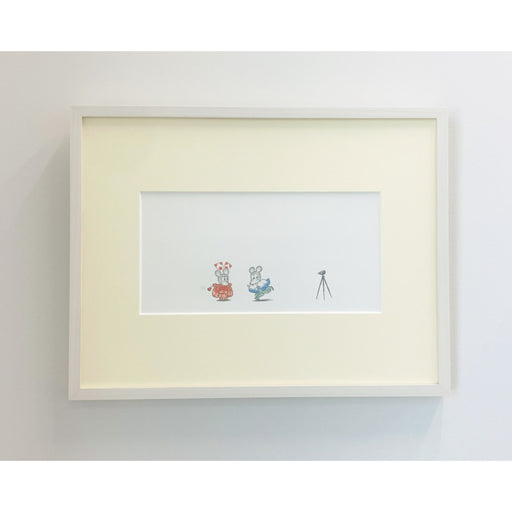 【額装画】ねずみくんのチョッキ お正月にパチリ - 八文字屋OnlineStore