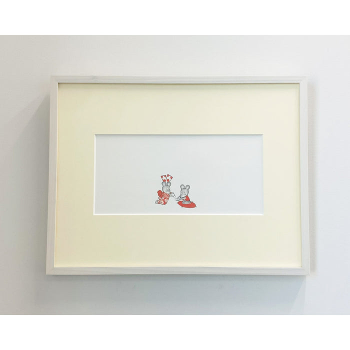 【額装画】ねずみくんのチョッキ ねずみくんとさかずき - 八文字屋OnlineStore