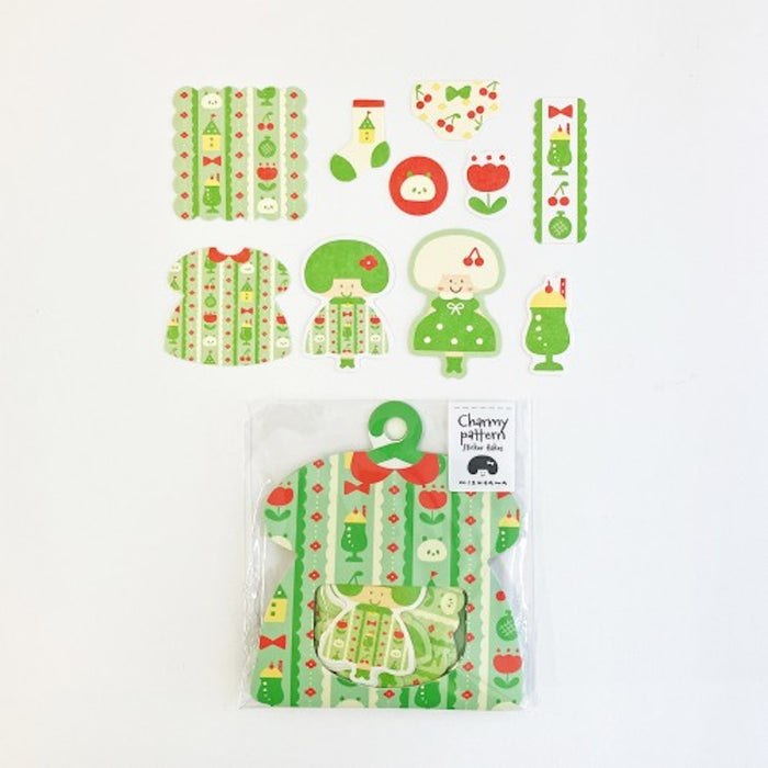 mizutama Charmy pattern フレークシール