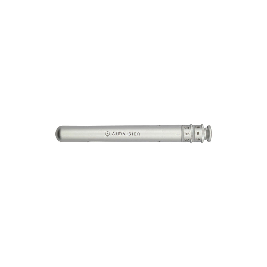 KAYOU+ AIMVISION シャープ芯ケース Alloy Silver | 八文字屋OnlineStore