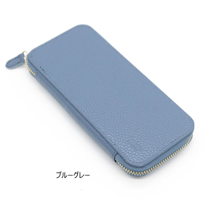 Leather Round Zip Pen Case Essential ADRIA