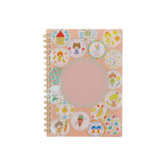 mizutama×サンスター文具 第4弾 ポケットリングノート ピンク