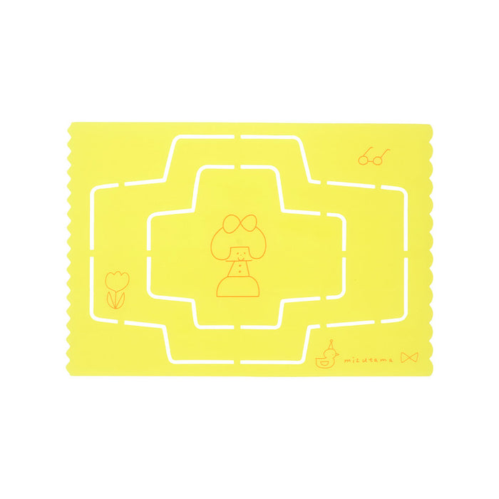mizutama×サンスター文具 第4弾 ミニ封筒テンプレートセット イエロー