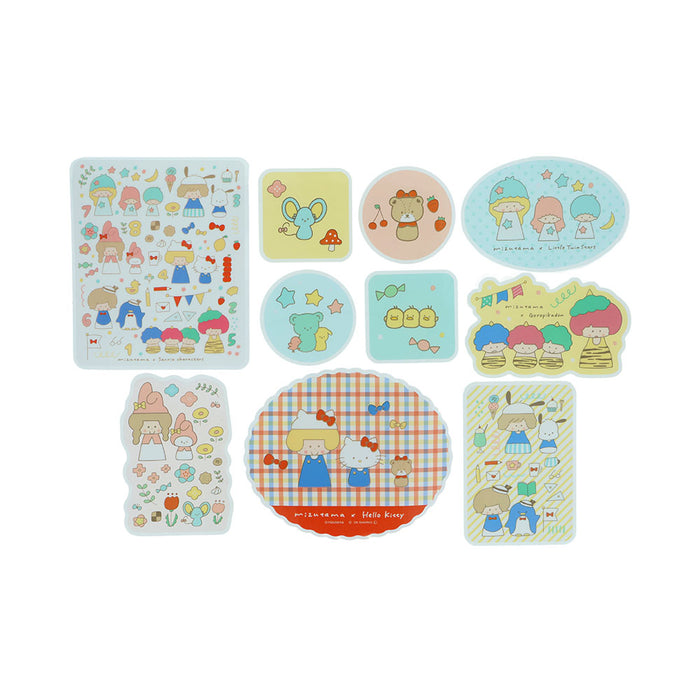 mizutama×サンリオキャラクターズ 第2弾 ケース入りステッカーセット ピンク - 八文字屋OnlineStore