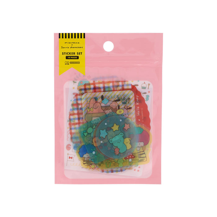 mizutama×サンリオキャラクターズ 第2弾 ケース入りステッカーセット ピンク - 八文字屋OnlineStore