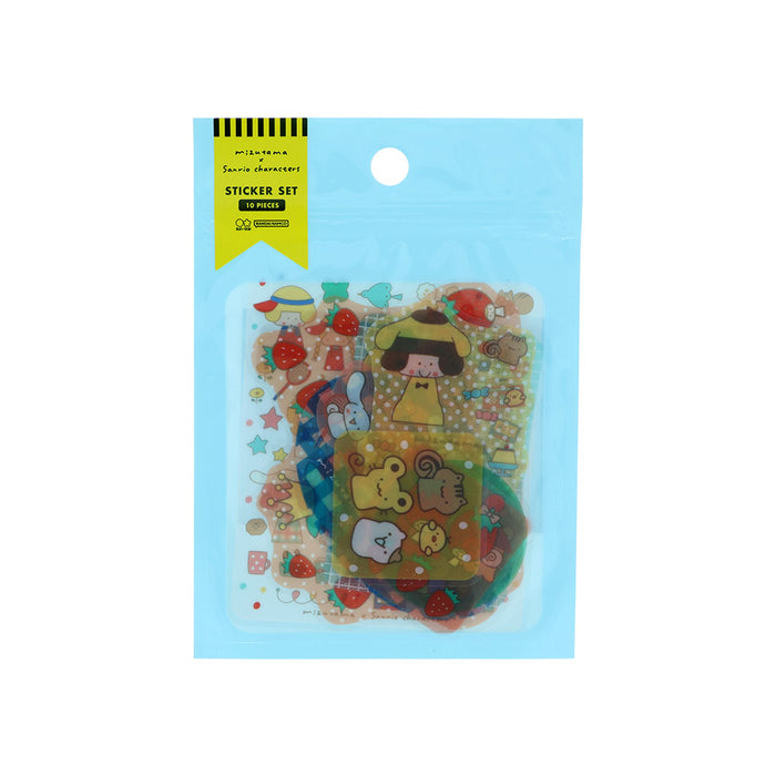 mizutama×サンリオキャラクターズ 第2弾 ケース入りステッカーセット ブルー - 八文字屋OnlineStore