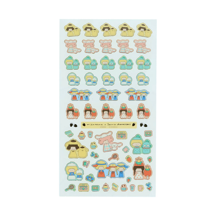 mizutama×サンリオキャラクターズ 第2弾 キラふちシール イエロー - 八文字屋OnlineStore