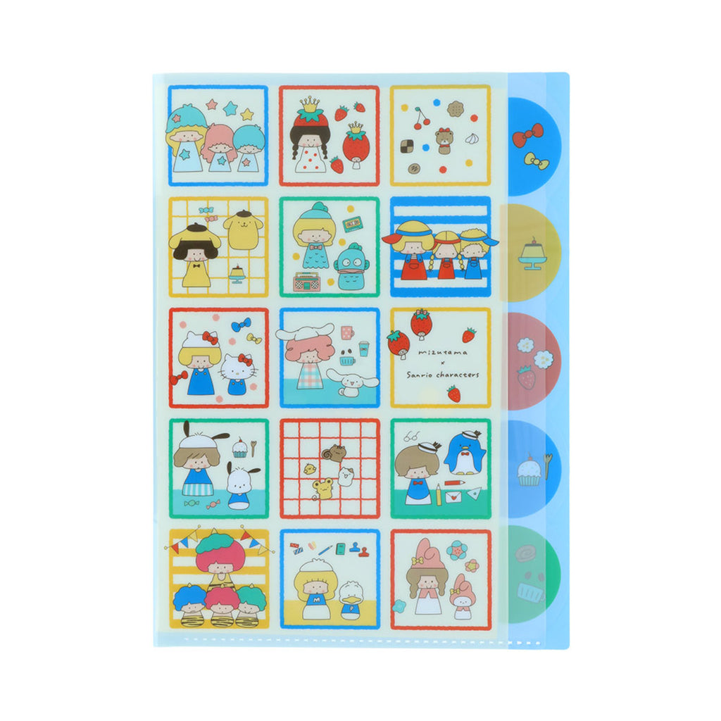 mizutama×サンリオキャラクターズ 第2弾 ダイカットクリアファイル5P