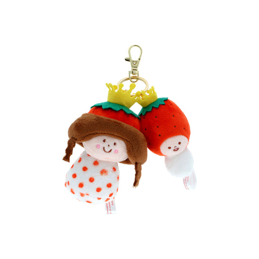 mizutama×サンリオキャラクターズ 第2弾 ぬいぐるみキーホルダー いちごの王さま - 八文字屋OnlineStore