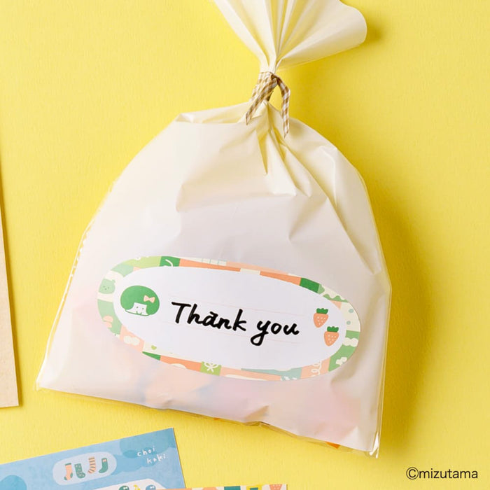 mizutama ちょい書きシール だ円 パッチワーク - 八文字屋OnlineStore