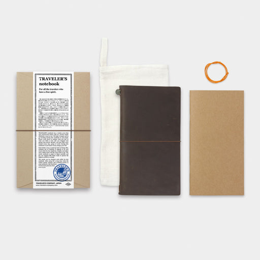 TRAVELER’S notebook Brown (Regular Size) - 八文字屋OnlineStore
