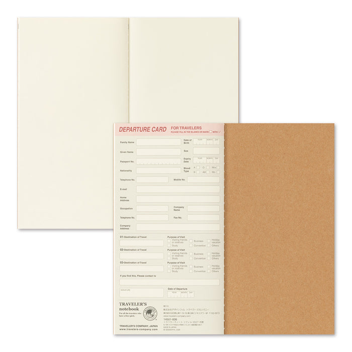 TRAVELER’S notebook 2027 Monthly (Regular Size)