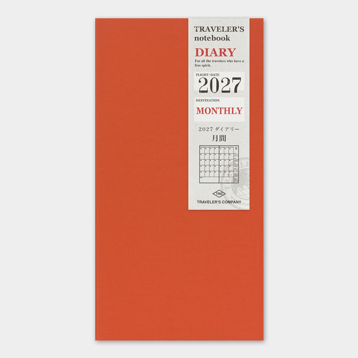 TRAVELER’S notebook 2027 Monthly (Regular Size)