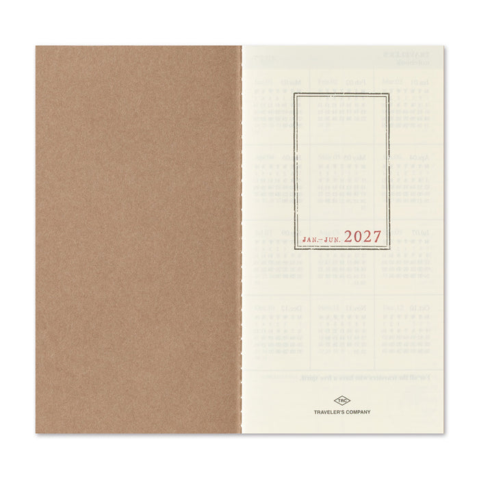 TRAVELER’S notebook 2027 Weekly + Memo (Regular Size)