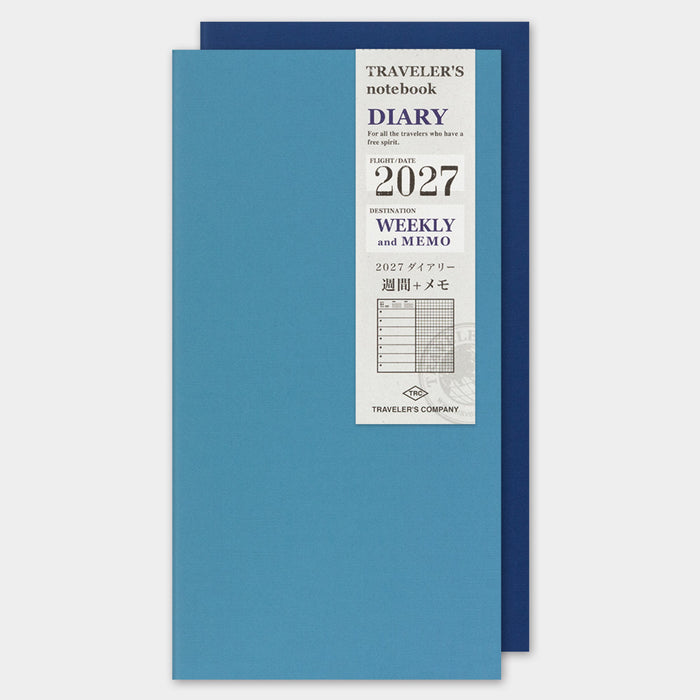 TRAVELER’S notebook 2027 Weekly + Memo (Regular Size)