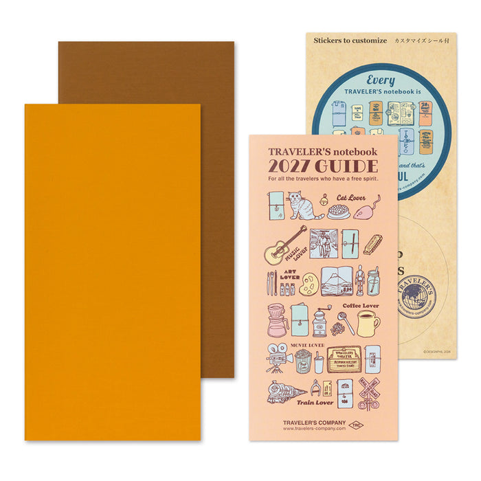 TRAVELER’S notebook 2027 Weekly Vertical (Regular Size)