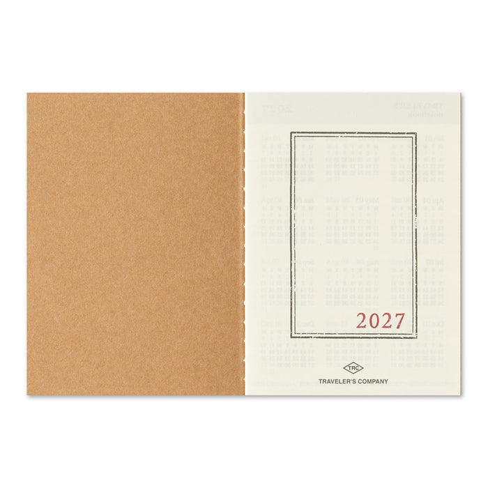 TRAVELER’S notebook 2027 Monthly (Passport Size)