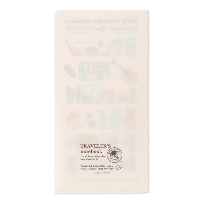 TRAVELER’S notebook Clear Folder 2027 (Regular Size)