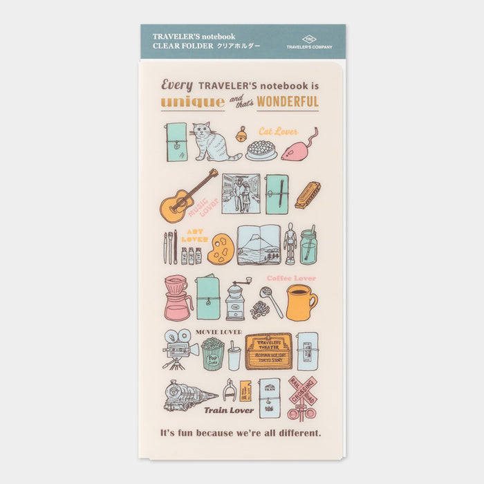 TRAVELER’S notebook Clear Folder 2027 (Regular Size)