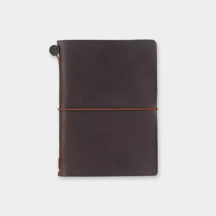 TRAVELER'S notebook Brown (Passport Size) | 八文字屋OnlineStore