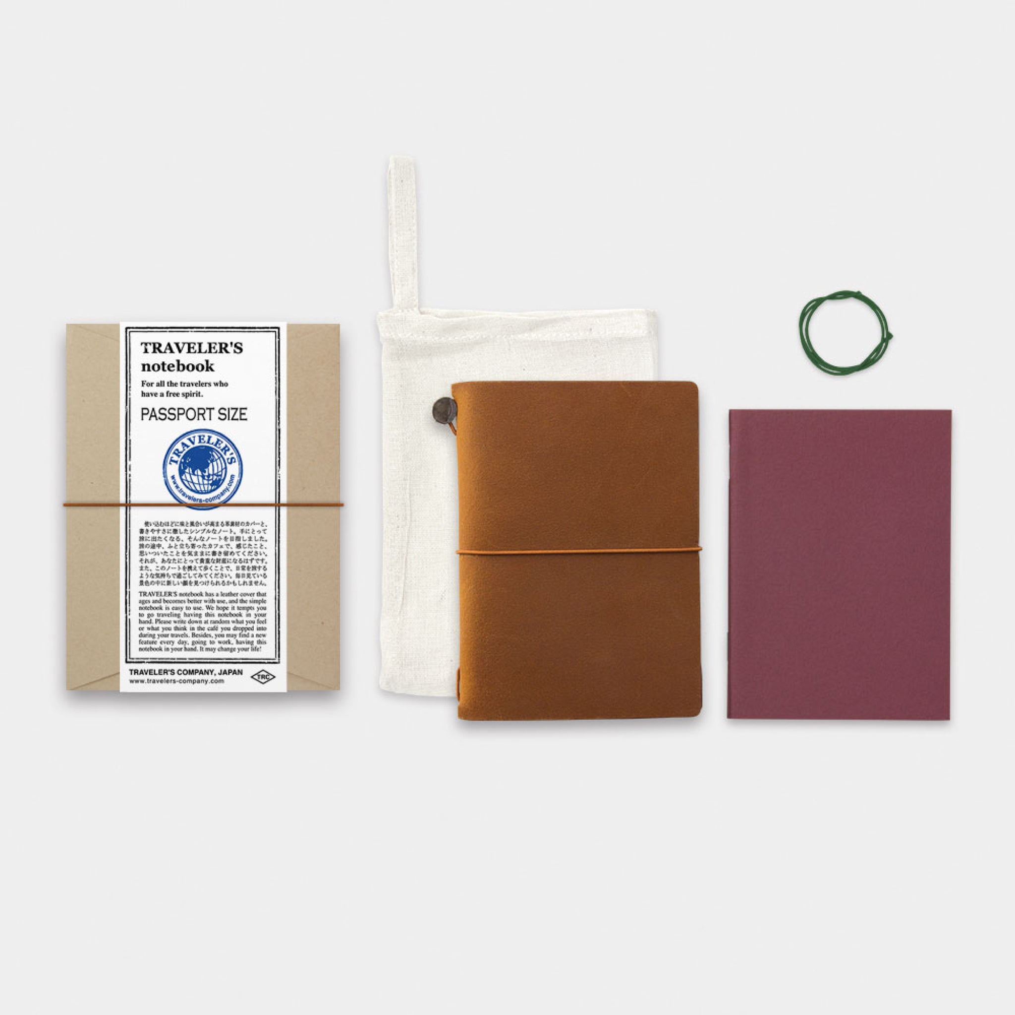 TRAVELER'S notebook Camel (Passport Size) | 八文字屋OnlineStore