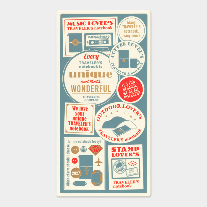 TRAVELER’S notebook Plastic Sheet 2027 (Regular Size)