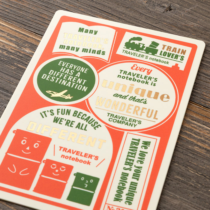 TRAVELER’S notebook Plastic Sheet 2027 (Passport Size)