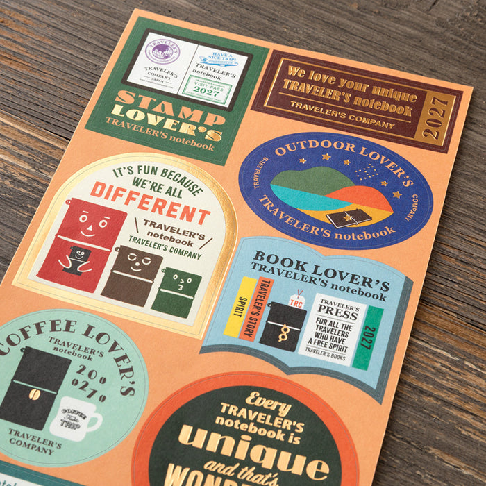 TRAVELER’S notebook Customized Sticker Set for Diary 2027