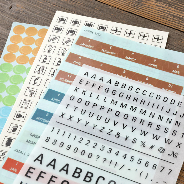 TRAVELER’S notebook Customized Sticker Set for Diary 2027