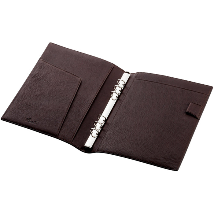 ミネルバボックス A5サイズ システム手帳 6穴16mm チョコ - 八文字屋OnlineStore