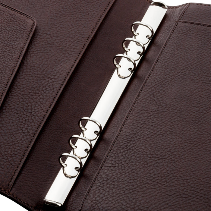 ミネルバボックス A5サイズ システム手帳 6穴16mm チョコ - 八文字屋OnlineStore