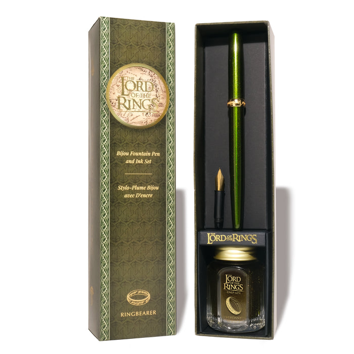 The Bijou Fountain Pen & 28ml Ink Set The Lord of the Rings Ringbearer - 八文字屋OnlineStore