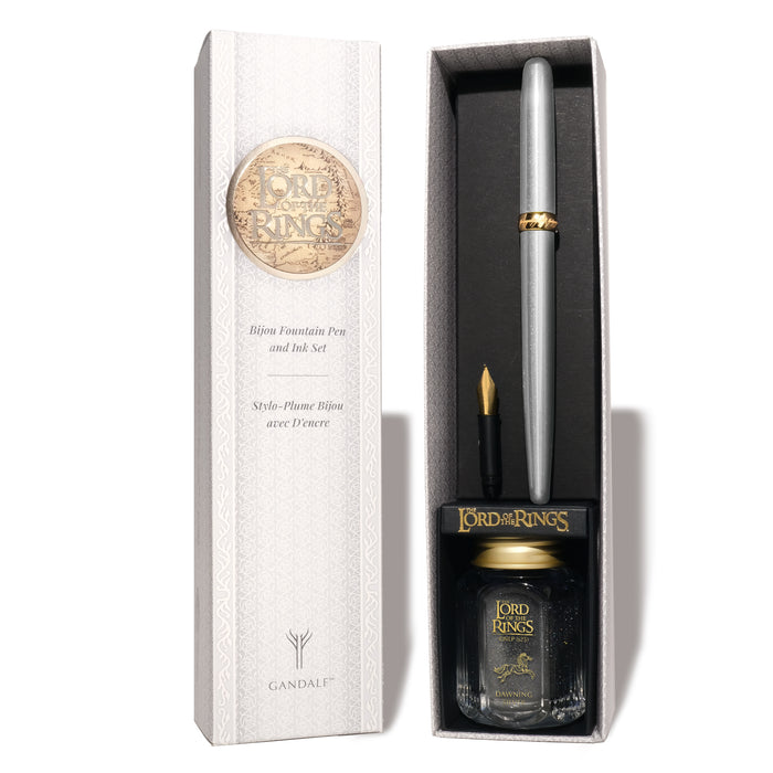 The Bijou Fountain Pen & 28ml Ink Set The Lord of the Rings Gandalf - 八文字屋OnlineStore