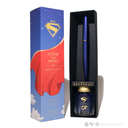 The Marquise Fountain Pen & 28ml Ink Set Superman A View From Above - 八文字屋OnlineStore