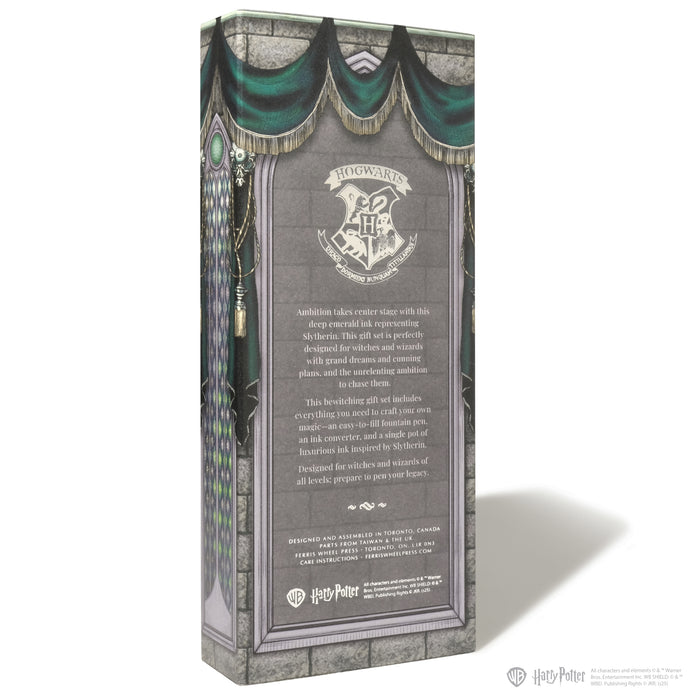 Carousel Fountain Pen & 10ml Ink Set Harry Potter Houses of Hogwarts Slytherin House - 八文字屋OnlineStore