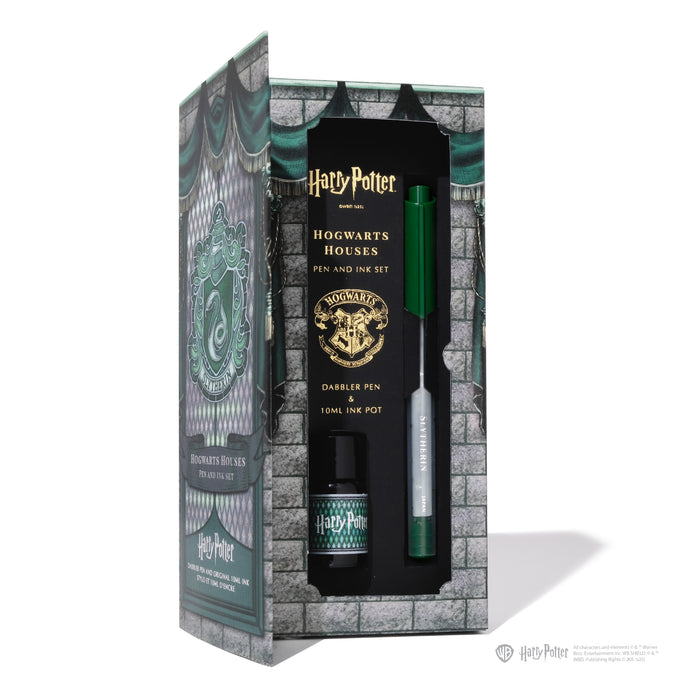 Dabbler Pen & 10ml Ink Set Harry Potter Houses of Hogwarts Slytherin House - 八文字屋OnlineStore