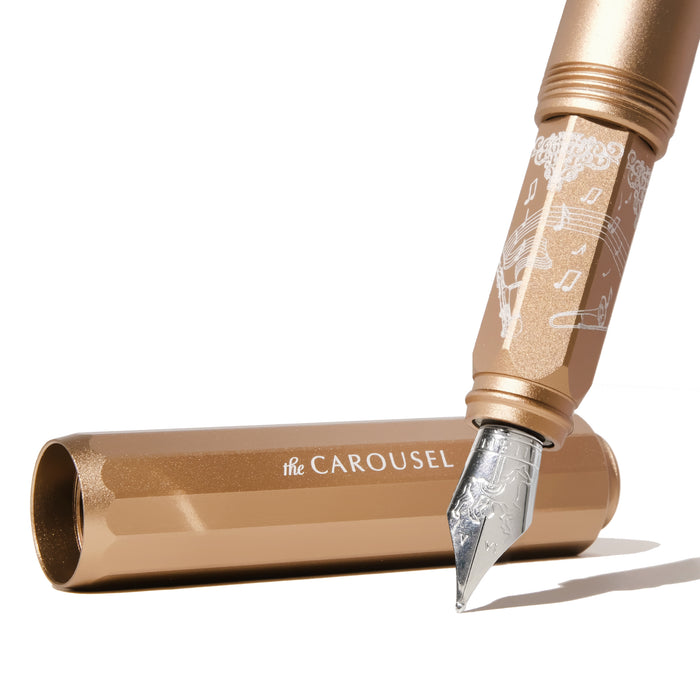 Aluminum Carousel Fountain Pen Terracotta Canyon limited Edition