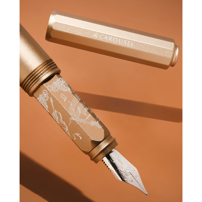 Aluminum Carousel Fountain Pen Terracotta Canyon limited Edition